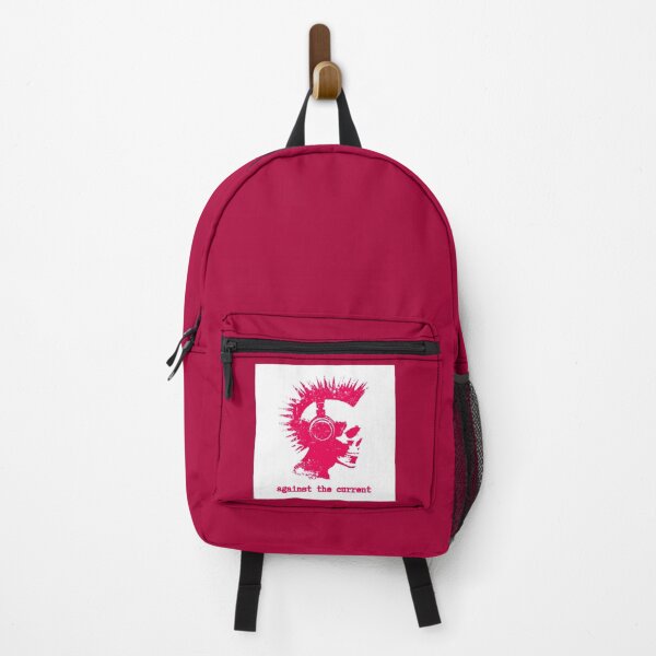 Item preview, against the current, red graphics with punk-skull designed and sold by silent-violin.
