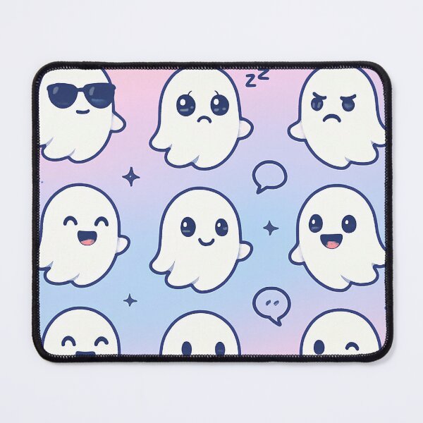 Item preview, “Cute Ghost Pattern – Pastel Aesthetic Design” designed and sold by Boo-U.
