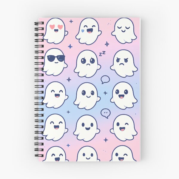 Item preview, “Cute Ghost Pattern – Pastel Aesthetic Design” designed and sold by Boo-U.