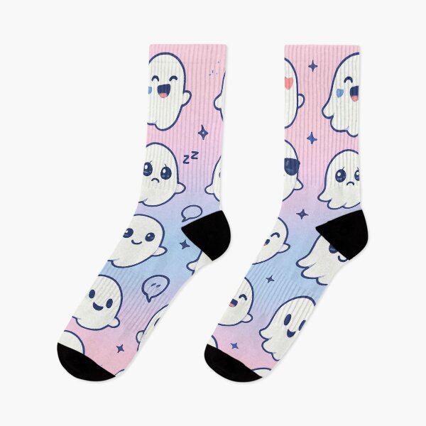 Item preview, “Cute Ghost Pattern – Pastel Aesthetic Design” designed and sold by Boo-U.