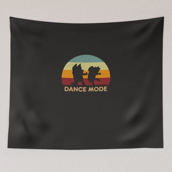Item preview, Retro Sunset - Bluey Dance Mode designed and sold by hervarnhocai.