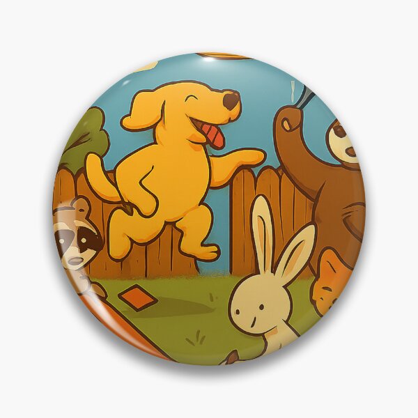 Item preview,    Backyard Party with Fun Animals designed and sold by AnimalAirtistry.