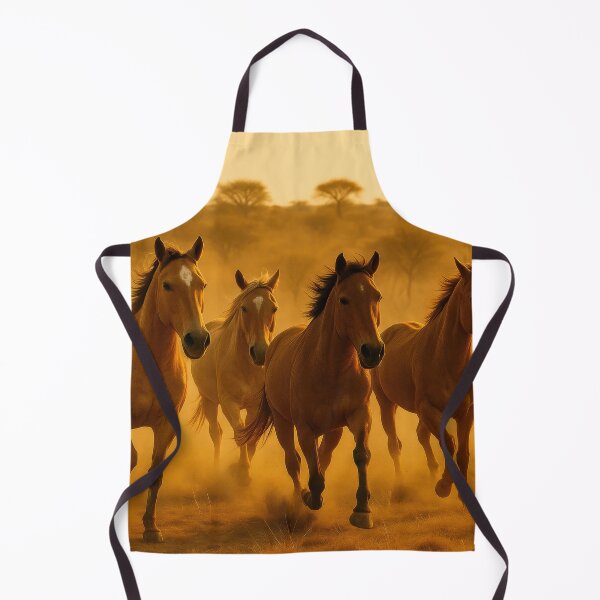 Item preview, Horses in epic evening atmosphere designed and sold by BreakingWorse.