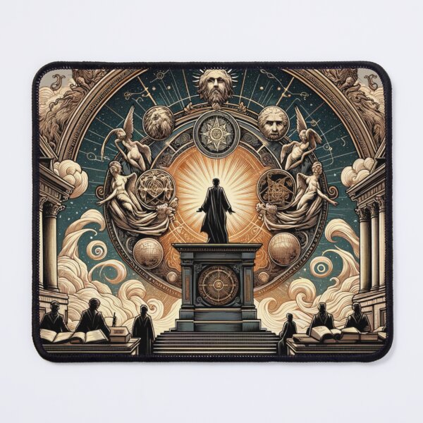 Item preview, Dark Academia Cosmic Knowledge Illustration designed and sold by SholoStudio.