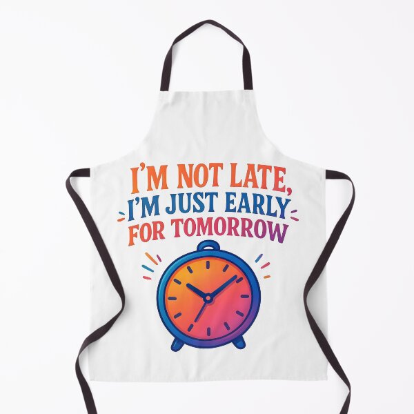 Item preview, early on time, always late, alarm clock, watches designed and sold by TrueArtVibes.