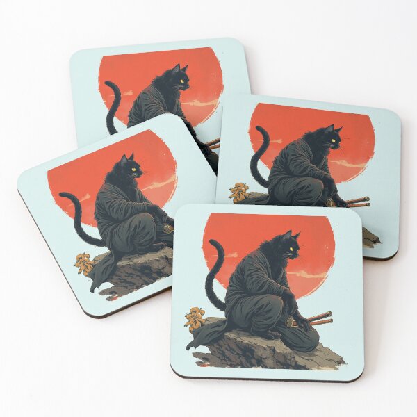 Item preview, Samurai Knight Cat designed and sold by Atlantico54.