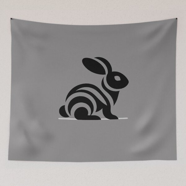 Item preview, Sleek Rabbit Silhouette designed and sold by ArtistEmbrace.