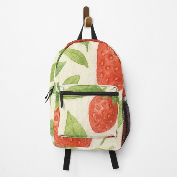 Item preview, Watercolor strawberries on texture paper designed and sold by cutsypatterns.