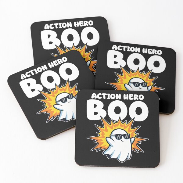 Item preview, ACTION HERO BOO - GHOST HALLOWEEN designed and sold by KEF Custom.