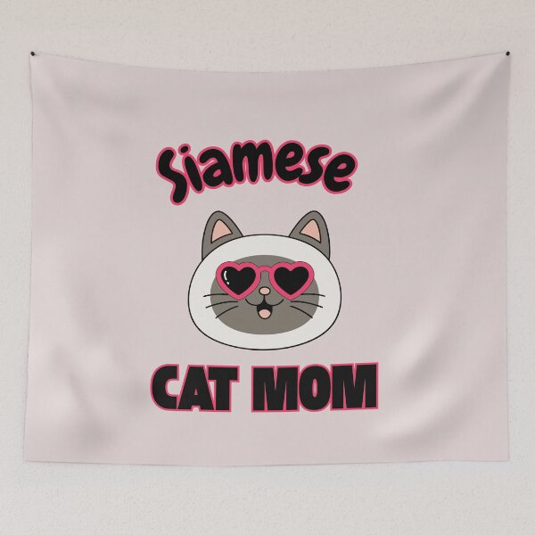 Item preview, Siamese cat mom designed and sold by Fateh-Kro ⭐⭐⭐⭐⭐.