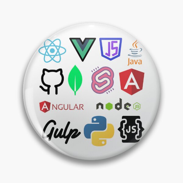 Item preview, Programming frameworks Logos sticker designed and sold by Mahe-Art.