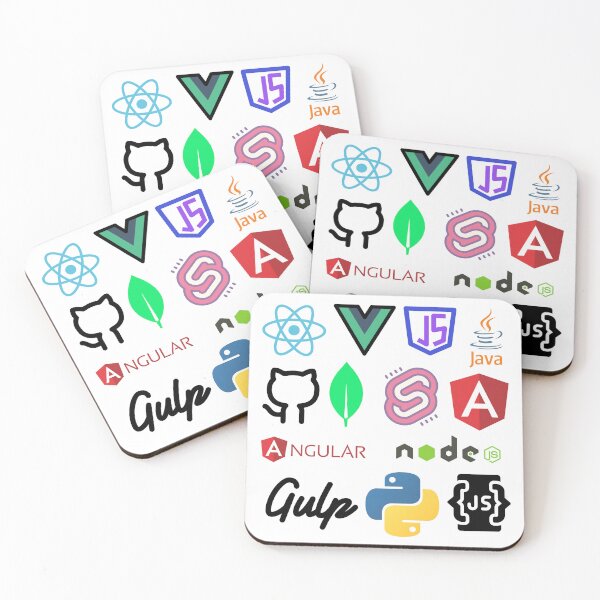 Item preview, Programming frameworks Logos sticker designed and sold by Mahe-Art.