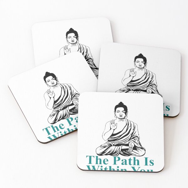Item preview, The Path Is Within You - Buddha Meditation Quote Design designed and sold by Mix Mood.