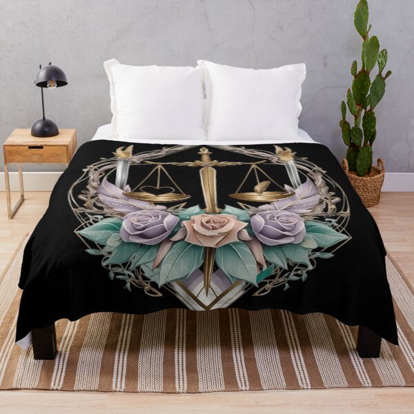 Item preview, Libra Zodiac Art – Neo-Traditional Libra Design | Justice & Harmony | Astrology Artwork by LaLi Designs designed and sold by LaLi-Designs.