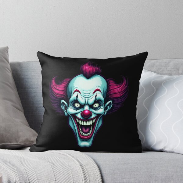 Item preview, Neon Horror Clown – Scary clown in neon style designed and sold by Hans-Design.