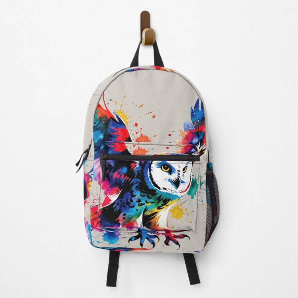 Item preview, Color Splash Owl in Flight Artwork designed and sold by Prachodayat Artworks.