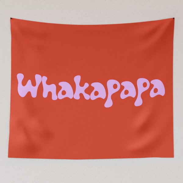 Item preview, Whakapapa Retro Typography Design designed and sold by tokyojeff.