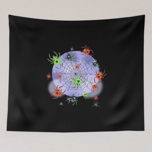 Item preview, Halloween Spiders in Webs designed and sold by Sharon Schwalbe.