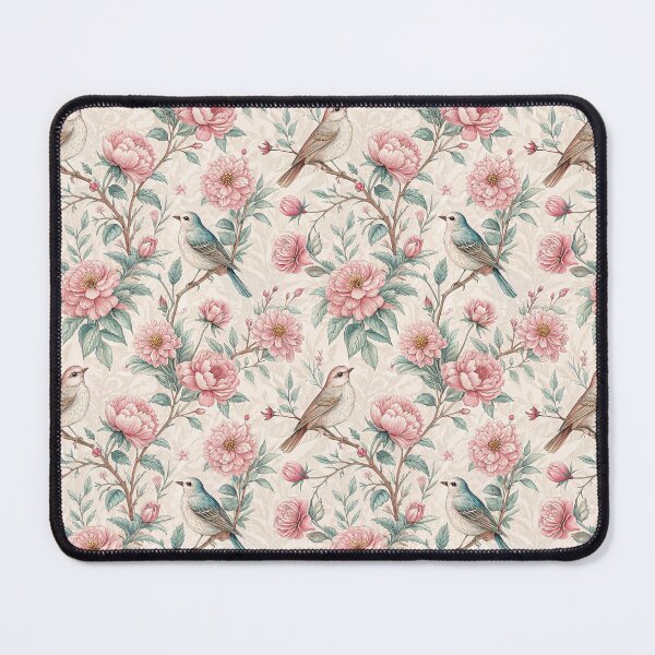 Item preview, Seamless repeating floral pattern Toile de Jouy designed and sold by Creative Line Prints.