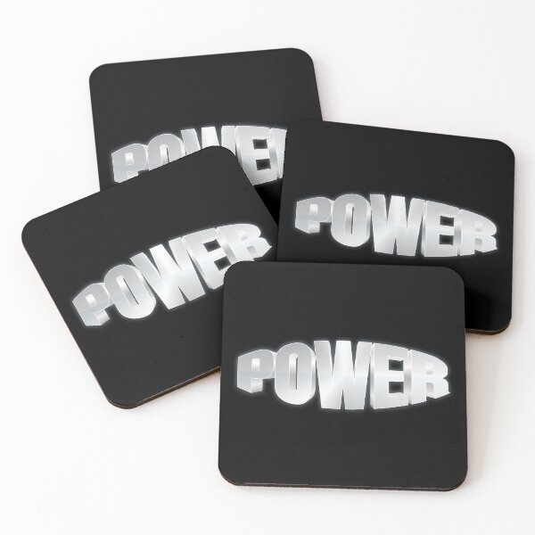 Item preview, POWER Metal Text Effect – Shiny Bulge Wrap Typography Design designed and sold by Vextura.