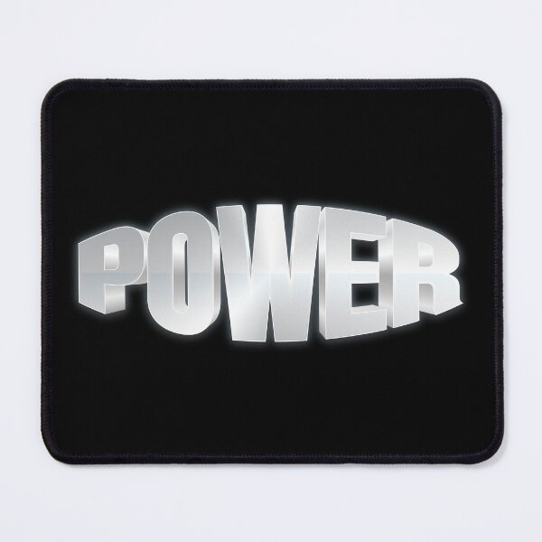 Item preview, POWER Metal Text Effect – Shiny Bulge Wrap Typography Design designed and sold by Vextura.