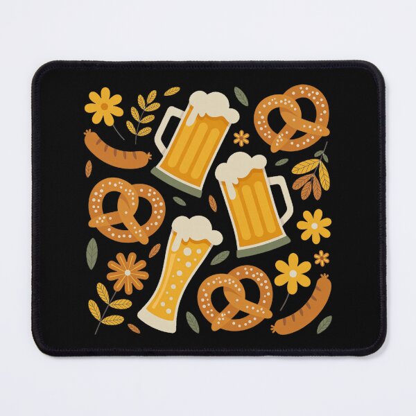 Item preview, Boho Oktoberfest Prost Pretzel Stein Brat Bratwurst Sausage designed and sold by Blok45.