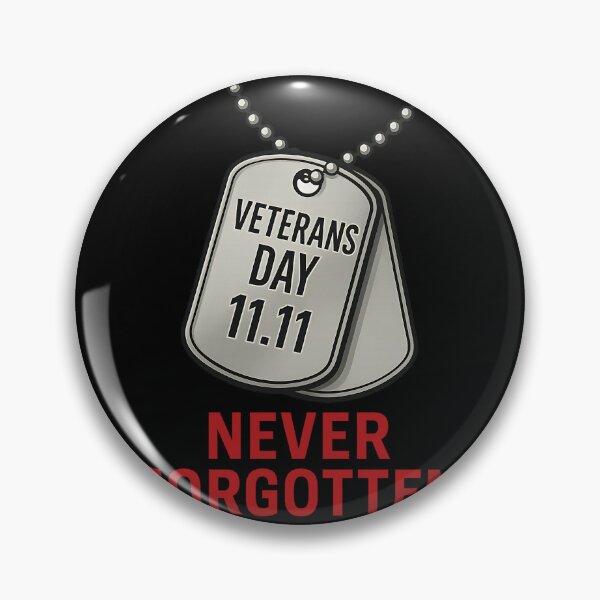 Item preview, Never Forgotten Dog Tags – Veterans Day Tribute Design designed and sold by ArcadiaSilence.