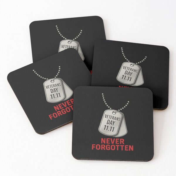 Item preview, Never Forgotten Dog Tags – Veterans Day Tribute Design designed and sold by ArcadiaSilence.