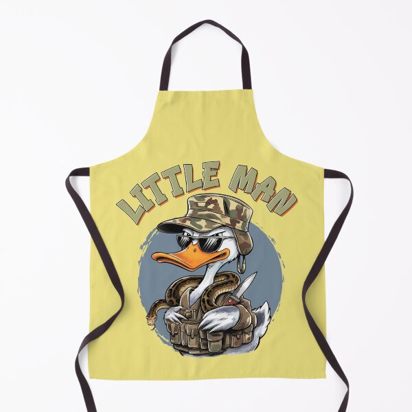 Item preview, Little Man Duck – Funny Military Duck Cartoon Design designed and sold by TheRamesCo.
