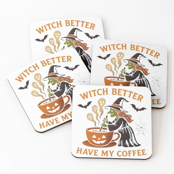 Item preview, Halloween Witchy Coffee Vibes designed and sold by kharatsuchita.