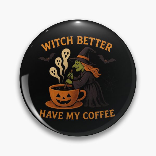 Item preview, Halloween Witchy Coffee Vibes designed and sold by kharatsuchita.