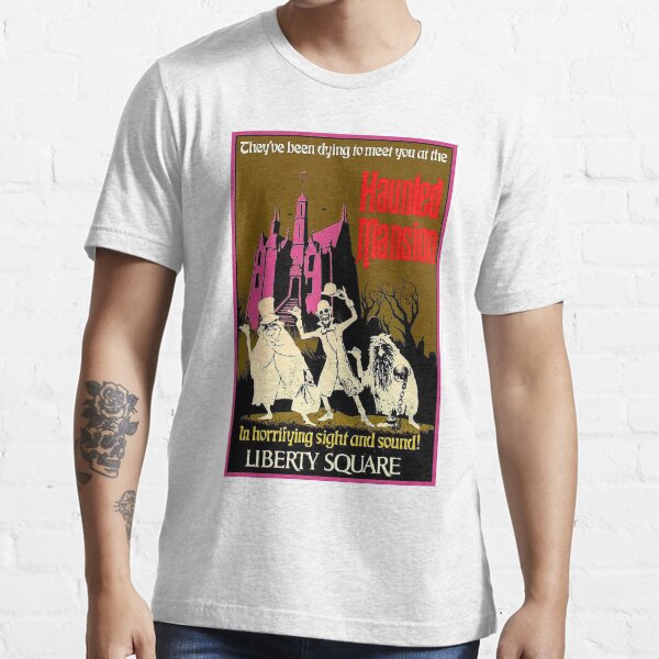 HAUNTED MANSION : Vintage Liberty Square Advertising Print Essential T-Shirt
