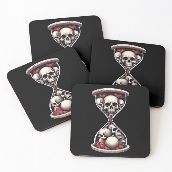 Item preview, Hourglass of Death – Skull & Bones in Gothic Horror Style designed and sold by Hans-Design.