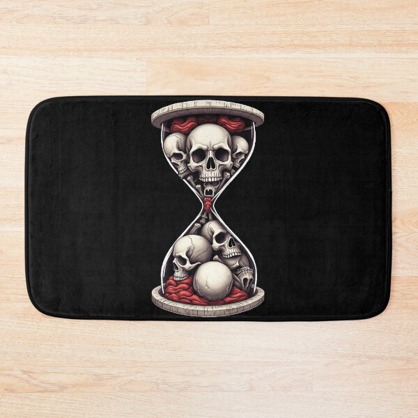 Item preview, Hourglass of Death – Skull & Bones in Gothic Horror Style designed and sold by Hans-Design.