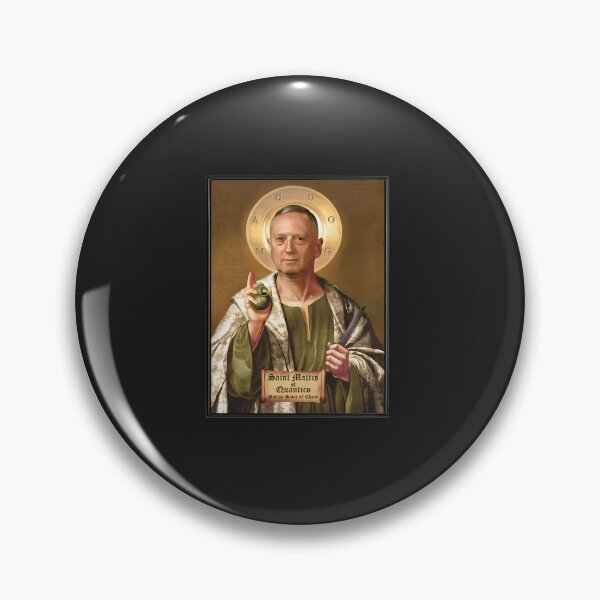 Item preview, Saint Mattis Of Quantico Patron Saint Of Chaos designed and sold by osaeousbyq.