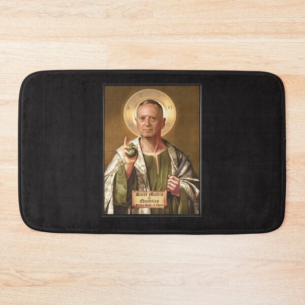 Item preview, Saint Mattis Of Quantico Patron Saint Of Chaos designed and sold by osaeousbyq.