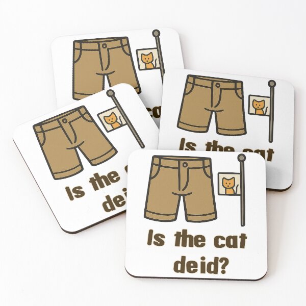 Item preview, Is the Cat Deid? – Funny Scottish Saying | Short Trousers Humour designed and sold by EdgyEdgeArt.