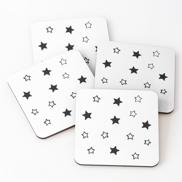 Item preview, Black and White Stars Pack Trendy Tiny Stars Design designed and sold by Panqpond.