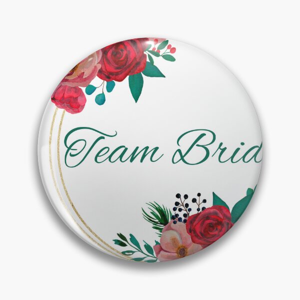 Item preview, Team Bride Floral Wedding Party T-Shirt designed and sold by goldenquirk.