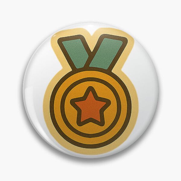 Item preview, Retro Medal Achievement Sticker designed and sold by efsinazenn.
