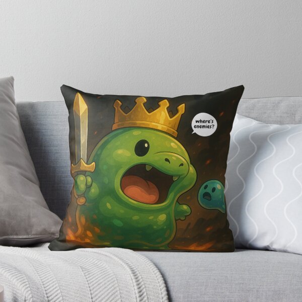 Item preview, Croc Slime King – Cute Slime Crocodile Cartoon Fantasy Design designed and sold by Geexyz.