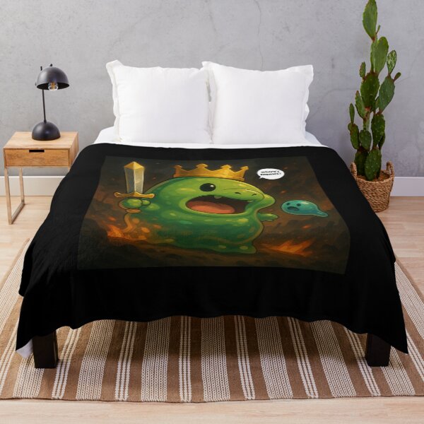 Item preview, Croc Slime King – Cute Slime Crocodile Cartoon Fantasy Design designed and sold by Geexyz.