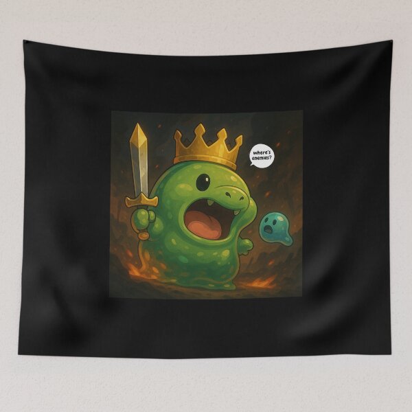 Item preview, Croc Slime King – Cute Slime Crocodile Cartoon Fantasy Design designed and sold by Geexyz.