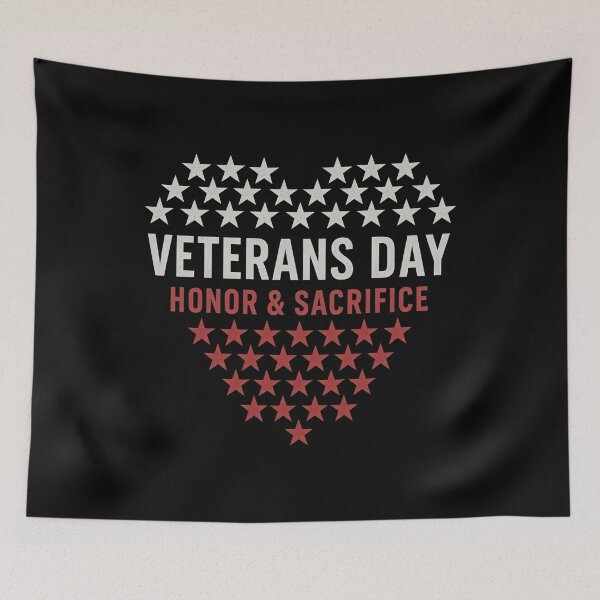 Item preview, Stars Never Fade – Patriotic Heart Veterans Tribute Design designed and sold by ArcadiaSilence.