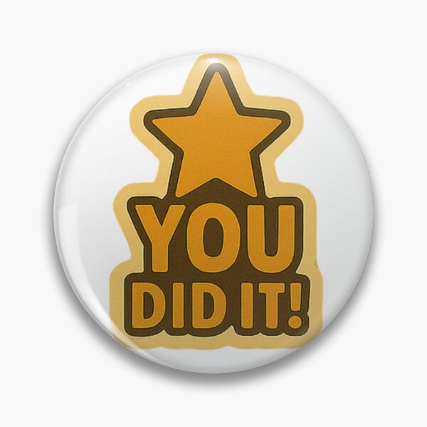 Item preview, You Did It Retro Reward Sticker designed and sold by efsinazenn.