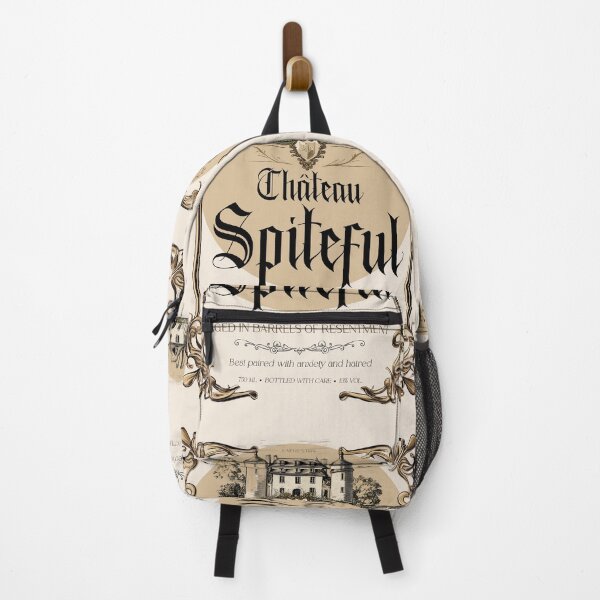 Item preview, Château Spiteful – Vintage Parody Wine Label Design designed and sold by Faerestry.
