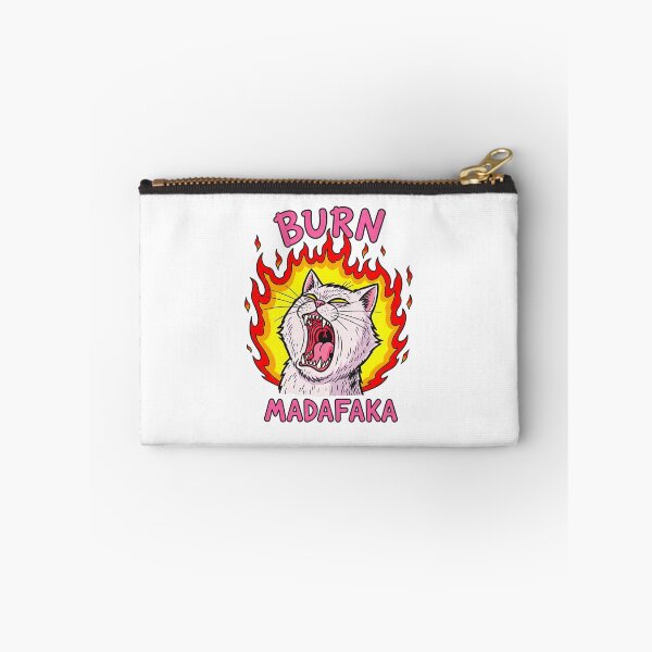 Item preview, screaming cat, cat design, meme, burn madafaka, funnyfits70, Humor, Funny, retro, vintages, funny quotes, animal humor, designed and sold by FunnyFits70.