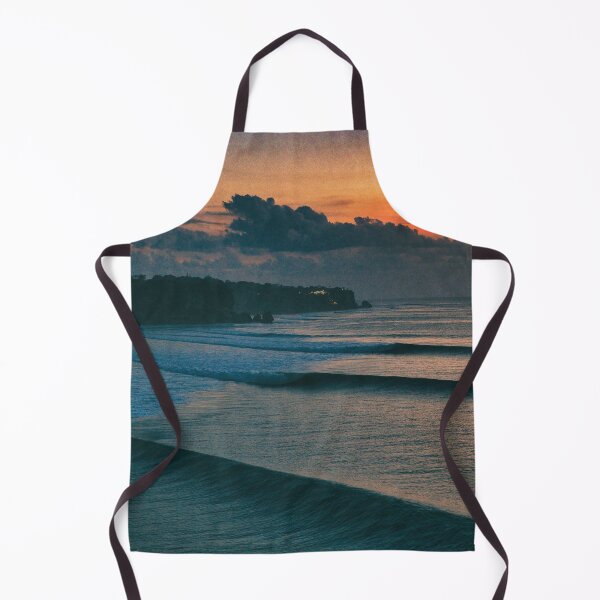 Item preview, Impossibles Sunset - Golden Hour Wave Lineup Bali Surf Art designed and sold by mattryanphoto.