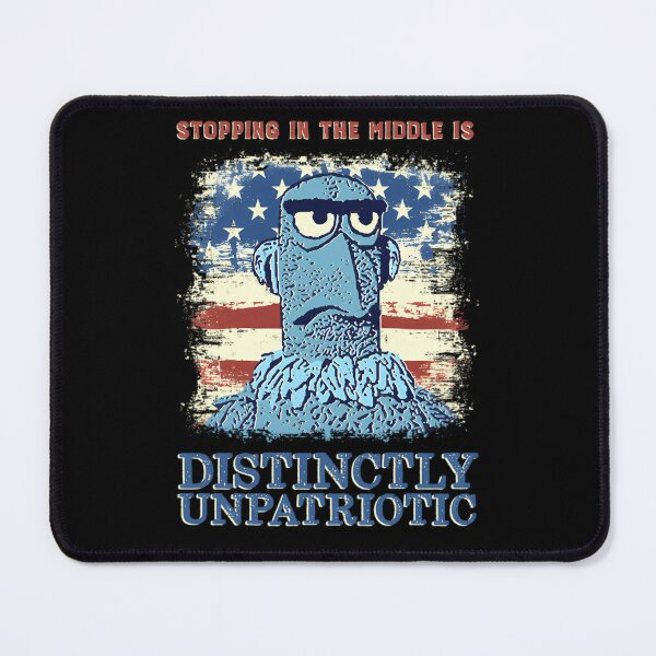 Item preview, Stopping In The Middle Is Distinctly Unpatriotic designed and sold by ResmyGerard.