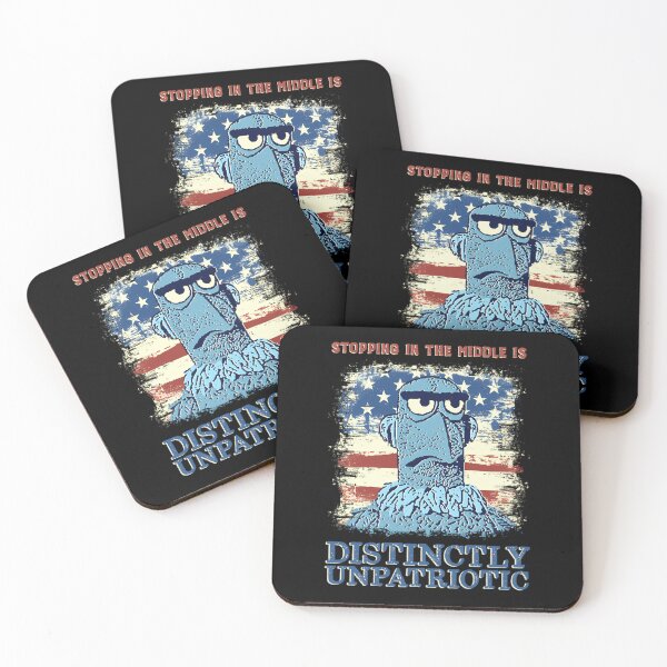 Item preview, Stopping In The Middle Is Distinctly Unpatriotic designed and sold by ResmyGerard.